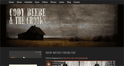 Desktop Screenshot of codybeebeandthecrooks.com